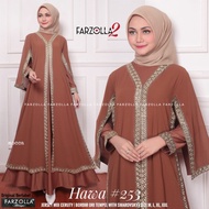 Gamis Hawa #253 Dress Kaftan Turki Baju Muslim Wanita Modern