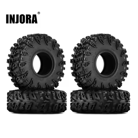 INJORA Swamp Claw 120*42mm 1.9" Mud Terrain Wheel Tires for 1/10 RC Crawler Car (T1919)