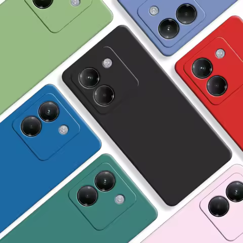 For POCO M7 Pro Case For Xiaomi POCO M6 M7 Pro 5G Cover New Liquid Silicone Shockproof Protective Bu
