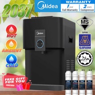 2024 NEW EDITION MIDEA Hot & Warm & Cold Tabletop Water Dispenser 2037 - Compressor Cooling - 4 Hala