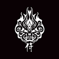 鬼頭 機車貼紙 小盾牌 車身貼紙 防水貼紙 貼紙 反光貼紙