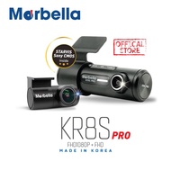 Marbella KR8S PRO 2-CH FHD 1080P Front/Back WIFI Car Cam with SONY Starvis (Installation Inclusive)