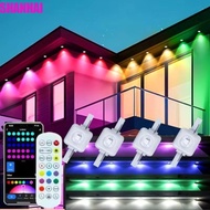 SHANHAI Eaves Lights, App Remote Control Waterproof RGB Lights, Permanent IP67 Bluetooth Smart LED L