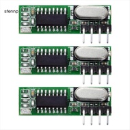 3PCS Mhz Superheterodyne  Receiver and Transmitter Module for Wireless Module Kit 433Mhz Remote Cont
