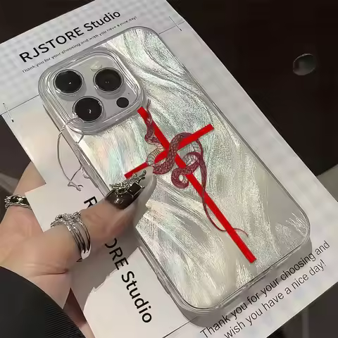 Cross Red Snake Phone Case For Huawei Honor 200 200LITE X9 X9A X9B X8 X7 X6 X5 X8A X7B X6A X5B X8C S