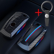 2022 ABS คาร์บอนไฟเบอร์รถ Key Case Shell Fob สำหรับ BMW X3 X5 X6 F30 F34 E60 E90 F10 E34 E36 F20 G30 F15 F16 1 3 5 7 Series