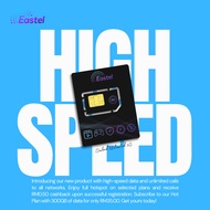 EASTEL SIMKAD PREPAID COVERAGE UMOBILE 4G/5G HIGHSPEED FULL HOTSPOT
