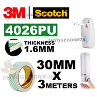 3M Double Coated PU Foam Tape For Soap Dispenser Mounting Indoor Irregular surfaces Moisture Resista