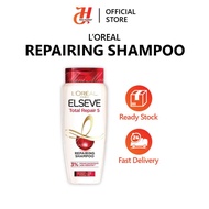 Loreal Elseve Total Repair Shampoo 280ML/Paris/ Repair Concentrate with KERATIN/Damaged Hair/Rambut 