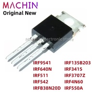 5pcs IRF9541 IRF640N IRF511 IRF542 IRFB38N20D IRF135B203 IRF3415 IRF3707Z IRF4N60 IRF550A TO220 Fiel