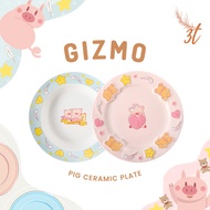 Gizmo Pig Ceramic Plate/Plate