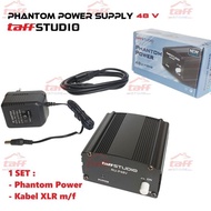 Taffware Phantom Power 48V & XLR Cable for Condenser Microphone BM800