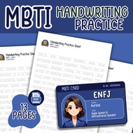 (PDF) handwriting practice book latihan tulisan cantik (mbti - enfj)