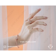 REPLIKA Vier Jewellery Wynn Edition Bangle 9472, AAA+ gold plated crystal zirconia diamond replica b