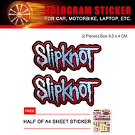 Slipknot Band Stickers / Hologram Stickers