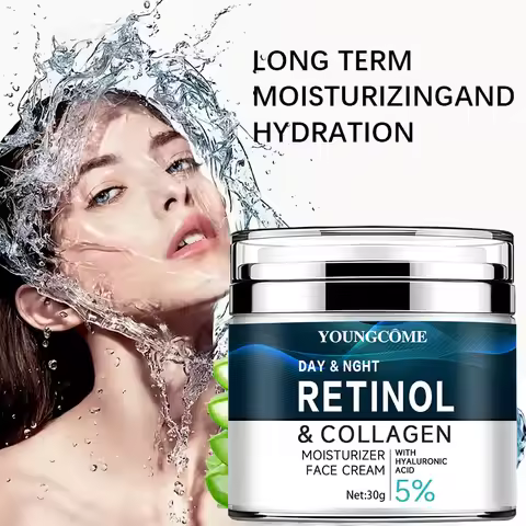 Vitamin C+E Retinol Collagen Cream Moisturizing Firming Hyaluronic Lightening Repairing Smooth Skinc