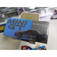 Mini GT Sky Line GT-R Top Secret "Metallic Blue" Shealed/Seal