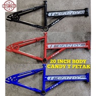 20" T-Bike Frame Body Petak Candy GT/ORIGINAL CANDY Body Basikal with Disc Brake Bracket/Original CA