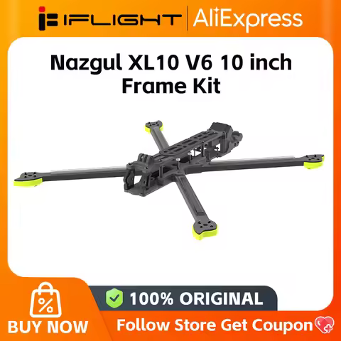 IFlight Nazgul XL10 V6 10-inch 3K Carbon Fiber True-X FPV Drone Frame Kit 420mm Wheelbase for DJI O3