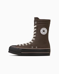 日本限定 Converse ALL STAR Ⓡ LIFTED KNEE-HI 高筒 長筒靴 棕色/ 25 cm