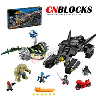 Copy DIY Batman: Killer Croc Sewer Smash  Super heroes DC (759 pcs)Buidling Blocks Kids Toys Gifts