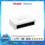 Ruijie RG-ES05F 5-Port Switch - 10/100 Mbps, Unmanaged Non-PoE, Efficient for Network Connection