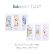 Baby and Co. Swaddle Cloth Baby Snake Collection ผ้าห่อตัว 47 x 47 นิ้ว