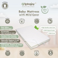 Alphajoy Baby Mattress Mild Cover Mattress box Baby 100% Natural Latex