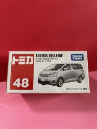Tomica #48 TOYOTA VELLFIRE/#78 TOYOTA ALPHARD (New)