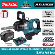 MAKITA 40Vmax Cordless Impact Wrench 25.4 mm (1") 4000N.m (Long Anvil) TW010GZ / TW010