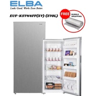 ELBA  EUF-K5744FF(SV)  Upright Freezer 570L   直立式冷凍櫃 570公升   Inox / Silver VCM -不鏽鋼銀色    金屬銀 / 銀灰色（M