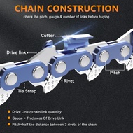 NEOTEC 12 Inch Chainsaw Chain,Chain for12 in BAR-1/4Pitch,043Gauge,64 Drive Links- Fit For 71 pm3 64