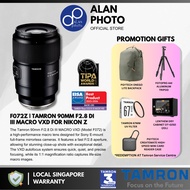 [Sony E/ Nikon Z] Tamron 90mm F2.8 Di III MACRO VXD [F072S] [F072Z] | Tamron Singapore Warranty