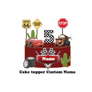 MCQUEEN CARS CAKE TOPPER