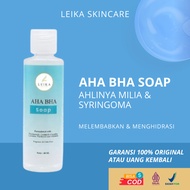 MATA AHA BHA SOAP Leika Skincare AHA BHA Removes Milea Under the Eyes Leika AHA BHA Milia Remover
