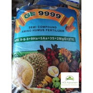 (+-20kg) Baja organik + kimia Semi compound amino humus fertilizer Cap Helang GE9999