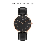 （สาขาของแท้）daniel wellington นาฬิกาข้อมือผู้ชาย CLASSIC Series เลือกนาฬิกาหนัง 40MM นาฬิกาผู้ชายแฟชั่น  แท้100% นาฬิกา