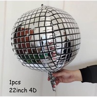 3D Disco Balloon Hanging Disco Light Ball 40cm Disco Light Shaped Balloon
