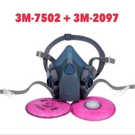 3M7502 Mask Set + 2097 P100 Filter PM2.5 Dust Protection Germ