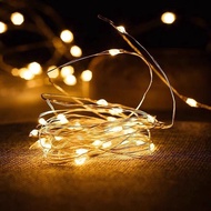 （Battery included）2m LED Light LED Fairy Light String Decoration Warm White light Lampu Raya Lampu H