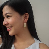Resin Hoops Earrings - The Bahamas Starwhisper