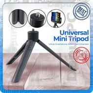 Universal Mini Tripod Stand Panjang 8 - 12 cm