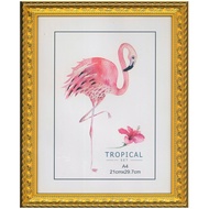 Satvik Designer Photo Frame with Stand, Wood Frame with Plexiglass Front, (25.2x34cms- A4)