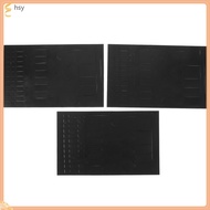 📎 3Sheets PVC Adhesive Blackout Strips for TVs, Computers & Speakers 9.6X6.0X0.04In