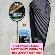 {ninastore} Yonex Badminton Racket NEW Color astrox 39tasgripPASANG SENAR ORI - astrox 39orange Qual