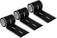 3 Pack 32.8 ft x 2in. Black Roadway Track Tape, Road Tape for Toy Cars, Sticks to Flat Surfaces, No 