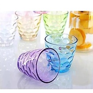 [6 PCS] Baso Colored Glass Cups 230ml – High-Quality, Easy to Use, Durable Drinkware