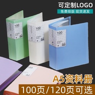 A a5 Information Book Transparent Folder Student New Character Card Storage Book 32k Drawing Paper W