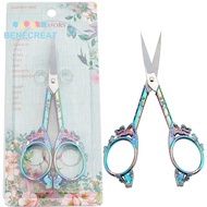 1pc 402J2 Stainless Steel with Zinc Alloy Handle Butterfly Rainbow color 12x5.1x0.5cm