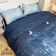 Bed sheet set of 4 super cute night sky super cheap price